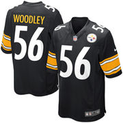 Nike LaMarr Woodley Pittsburgh Steelers Youth Game Jersey - Black