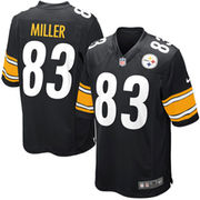 Heath Miller Pittsburgh Steelers Nike Youth Team Color Game Jersey - Black